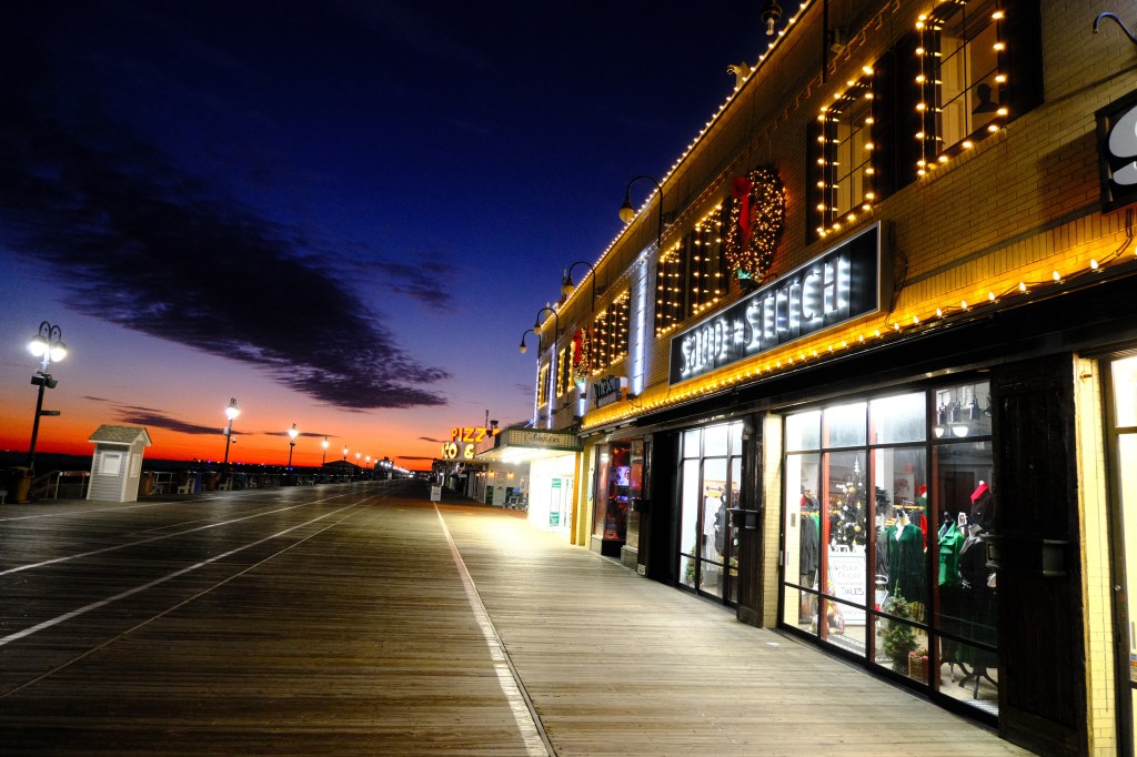 A December Sunset in Ocean City,&nbsp;NJ